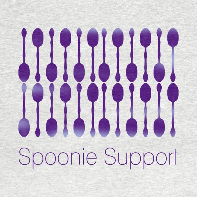 Spoonie Support! (Dark Purple) by KelseyLovelle